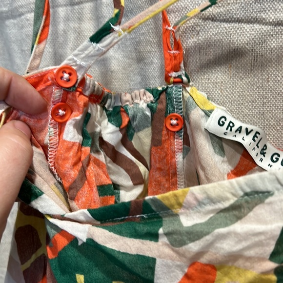 Gravel and Gold summer dress Rhythm Color print - Picture 5 of 6